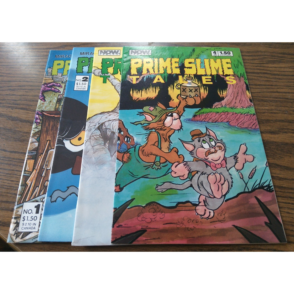 Prime Slime Tales #1-4 (1986-1987 Mirage/Now Comics)